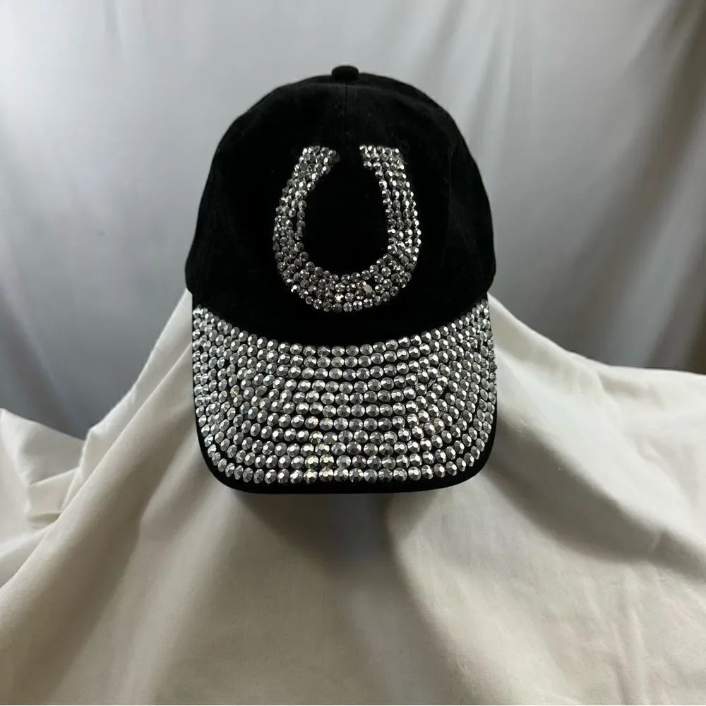 Studded Horseshoe Cap EUC